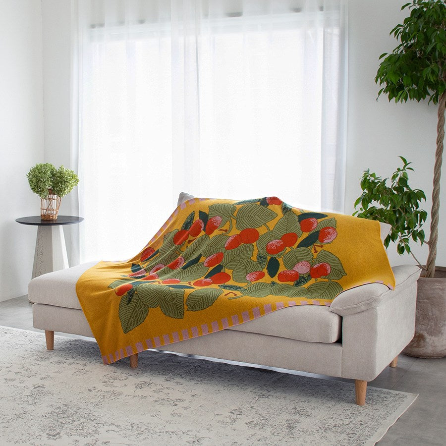 アートブランケット アートスローケット ニットブランケット