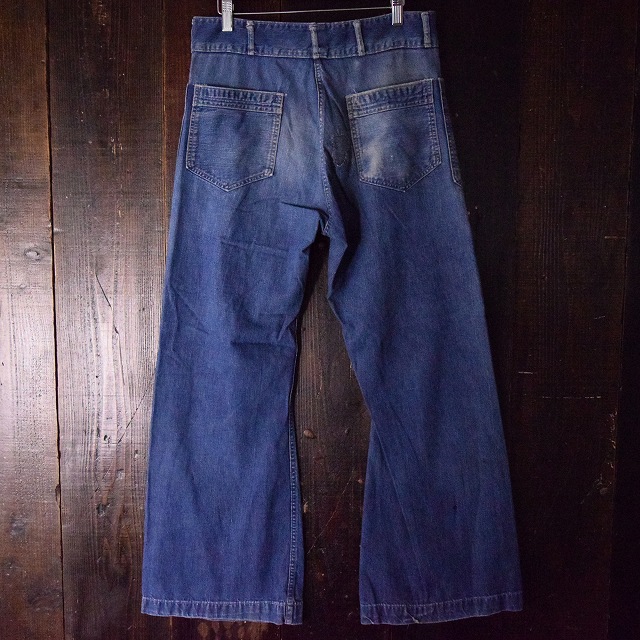 60's〜70's seafarer USN デニム巻きセーラーパンツ 60年代 70年代 USN