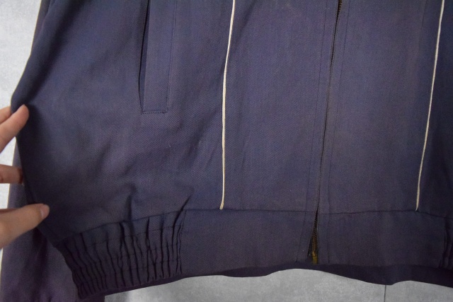 50年代 50s ナス紺 ネイビー ギャバジャン レーヨンギャバジン