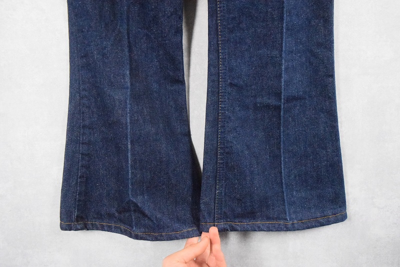 80s 80年代 リーバイス フレアデニム ブーツカット フレアパンツ 濃紺