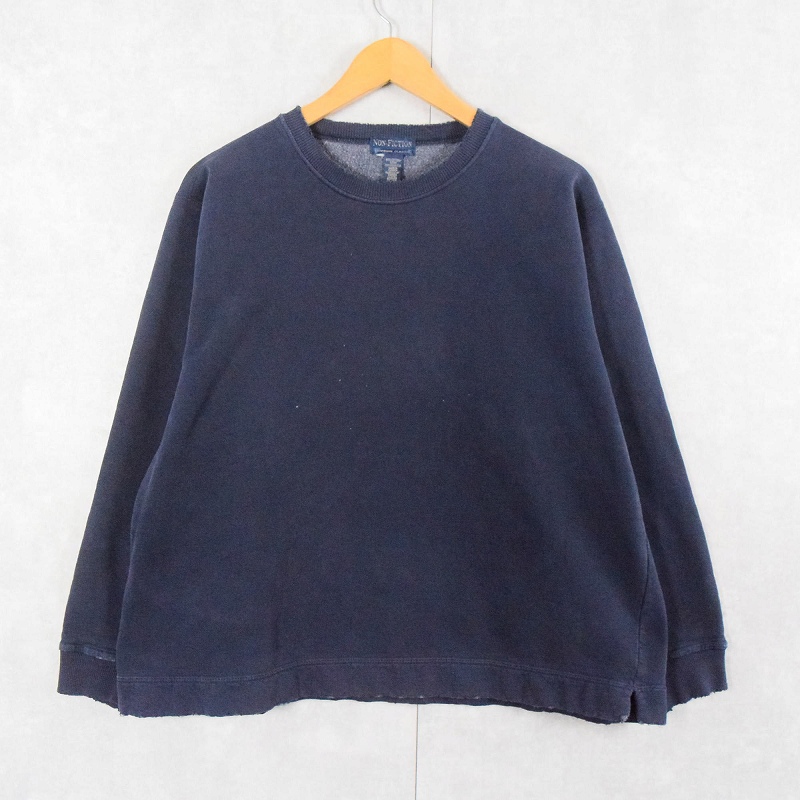 ノンフィクション ネイビー 紺 無地 トレーナー カナダ製 | ビンテージ