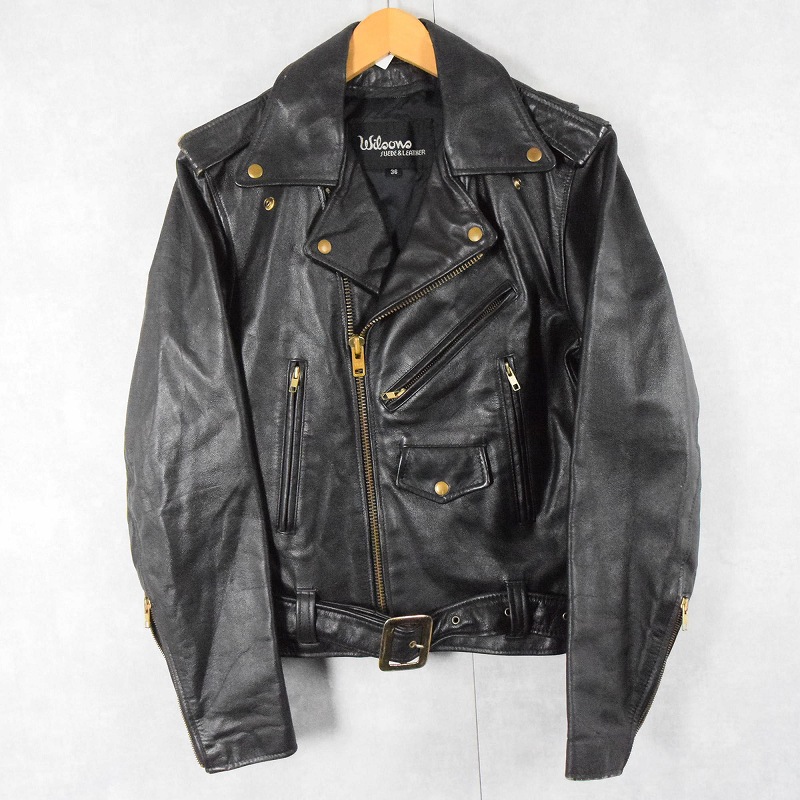 ウィルソンズレザー レザージャケット 黒 ブラック | ビンテージ古着屋