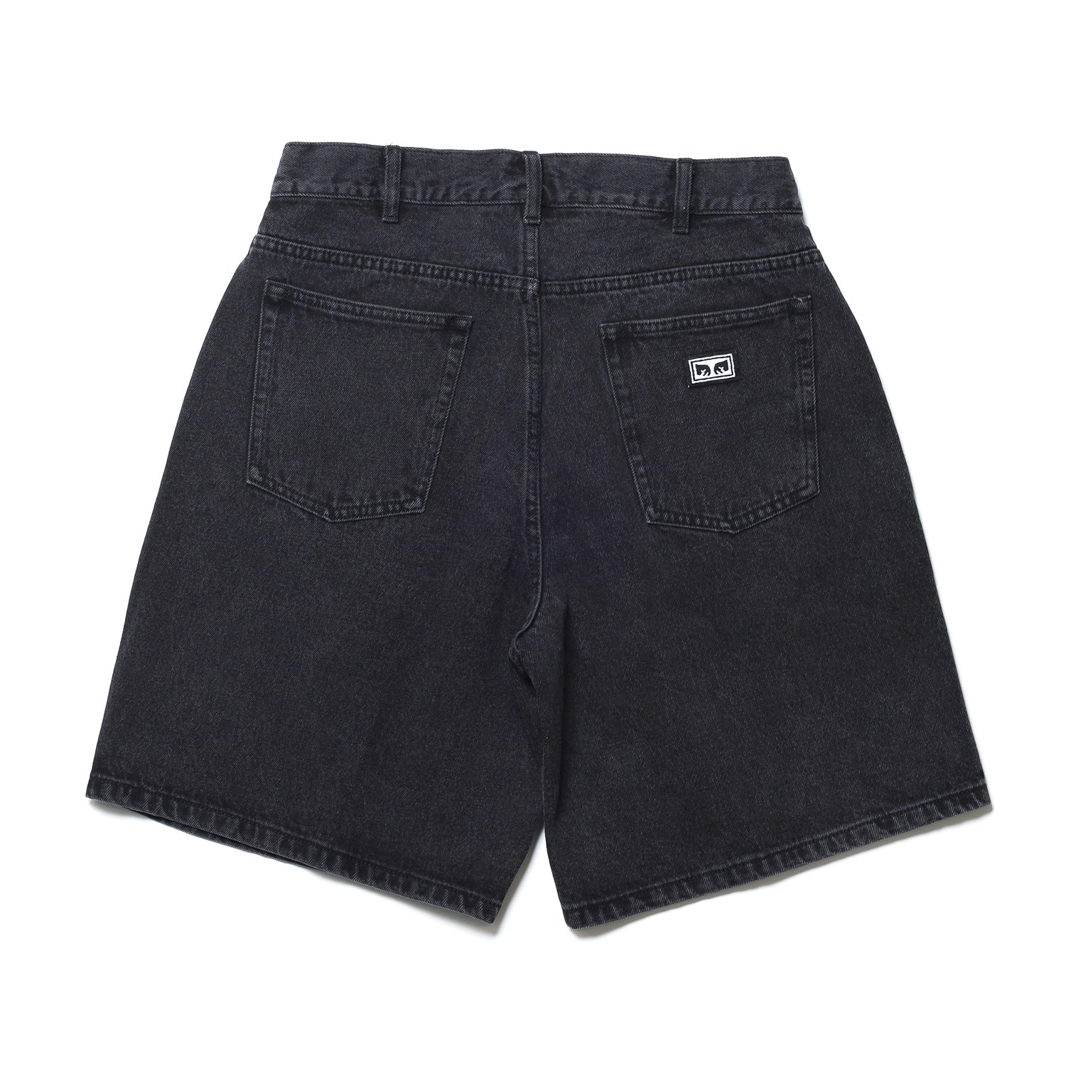 OBEY / BIGWIG BAGGY DENIM SHORT (FADED BLACK) – Feelin'