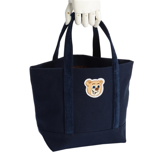 オールドテディ ワッペントートバッグ L/OTE-163164(ネイビー