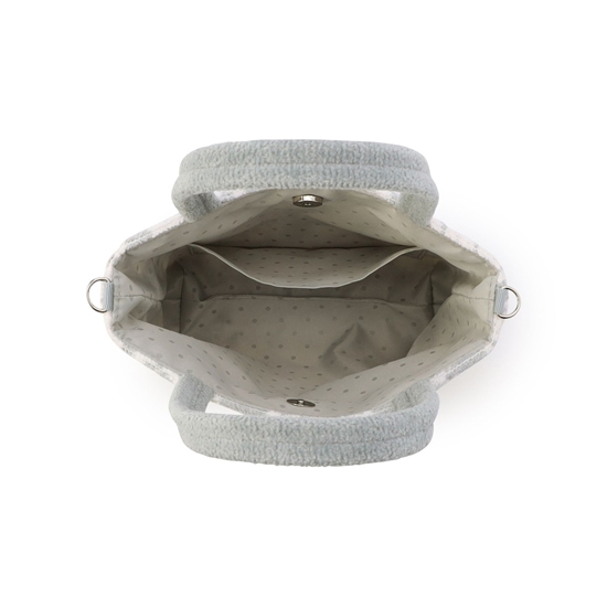 モフモフワンチャン バッグ L/MWC-257369(シルバーグレー): LOVERARY