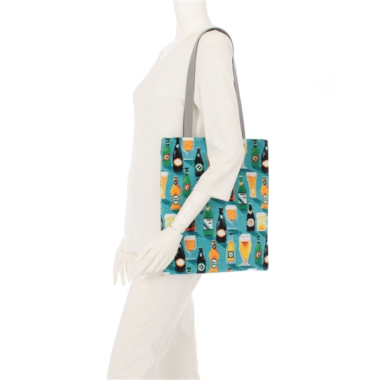 ラブラリーパーティー トートバッグ L/LOP-257484(ターコイズブルー