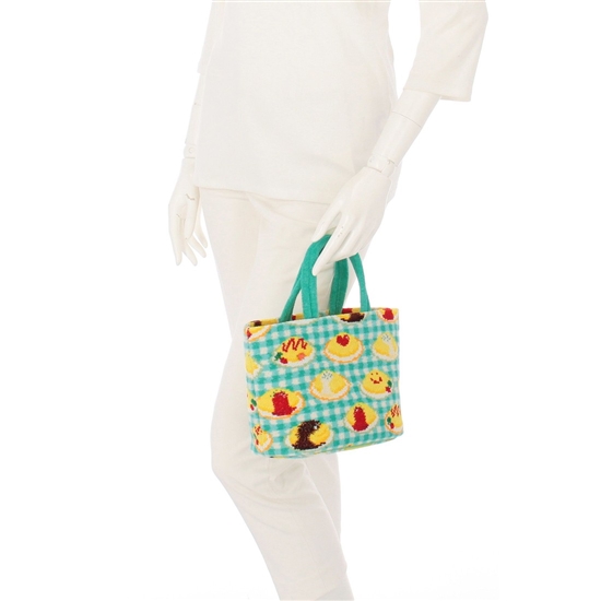 ハッピーオムライス 巾着付きバッグ L/HOR-243073（WEB限定）(ペール