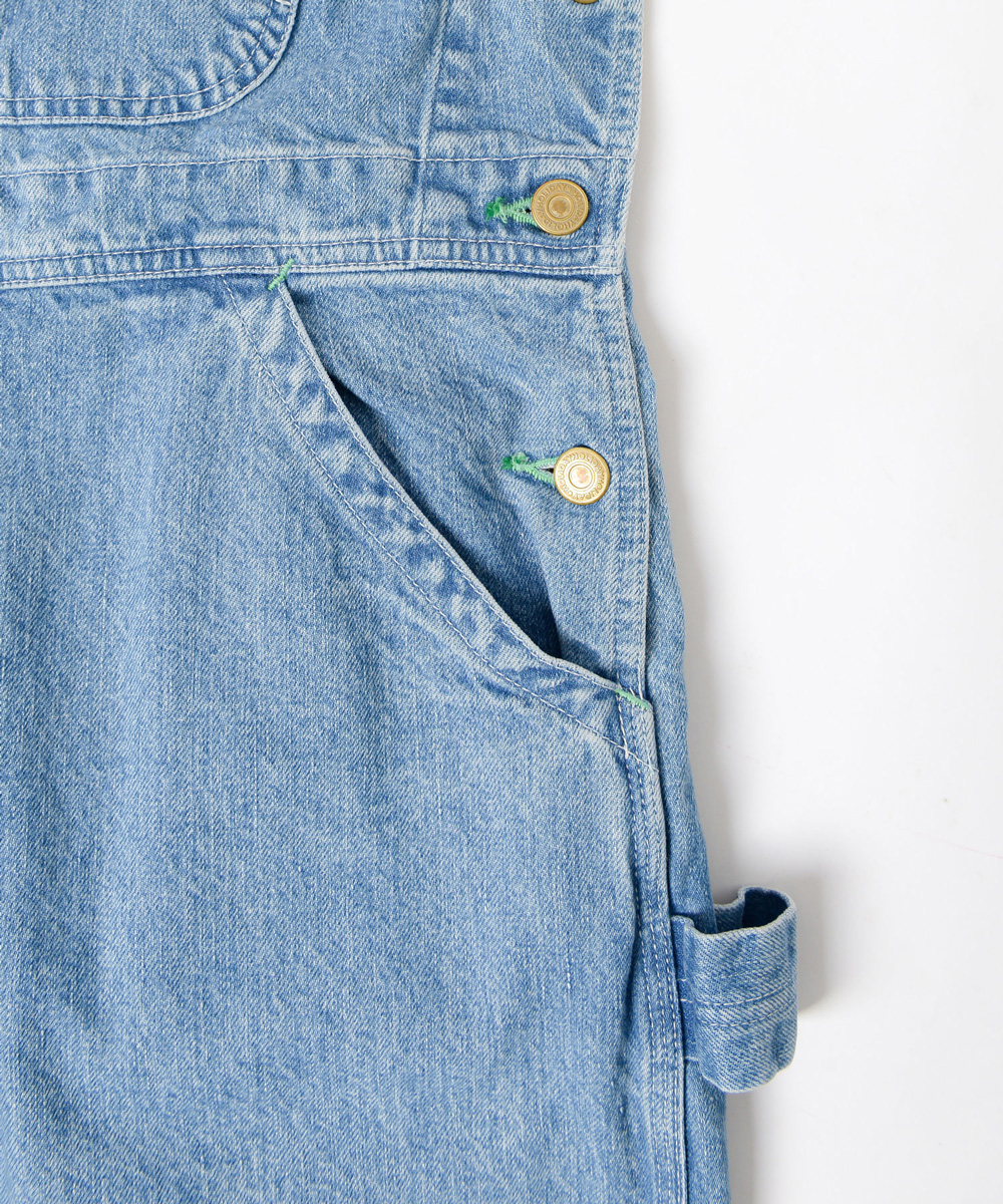 BIG DENIM FLARE OVER-ALL (LIGHT INDIGO)｜HOLIDAY（ホリデイ