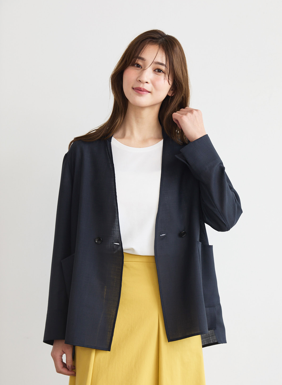 シアーノーカラージャケット｜LOUNIE（ルーニィ）公式サイト／公式