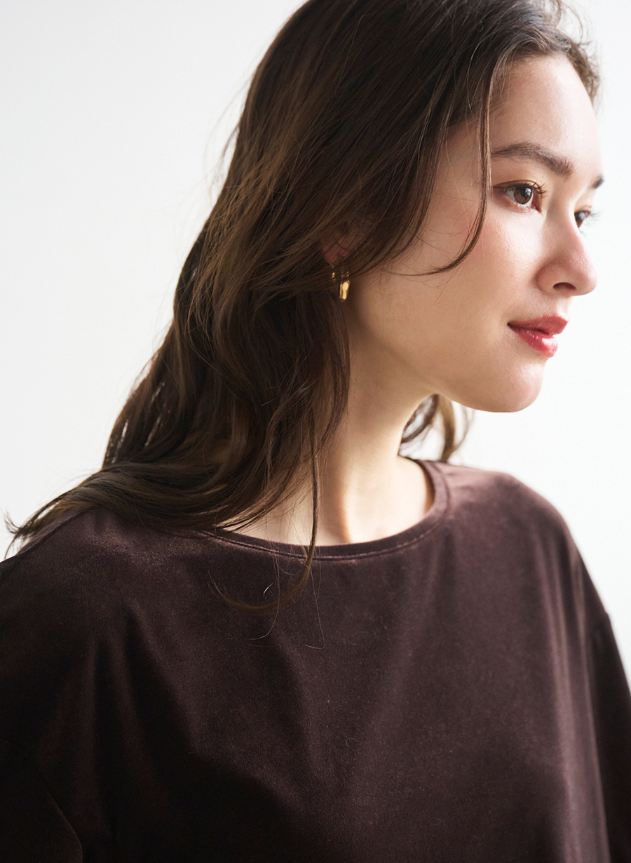 シアーベロアオーバーTシャツ｜LOUNIE（ルーニィ）公式サイト／公式