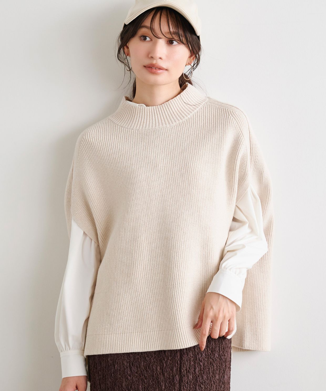 ポンチョニットプルオーバー｜Stola.（ストラ）公式通販サイト