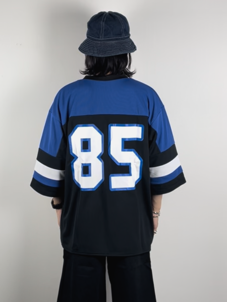 CHALLENGER / 85 HOCKEY TEE -Black×Blue-