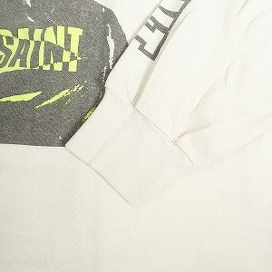SAINT MICHAEL セント マイケル 24AW LS TEE/LOVE UR SAINT / WHITE