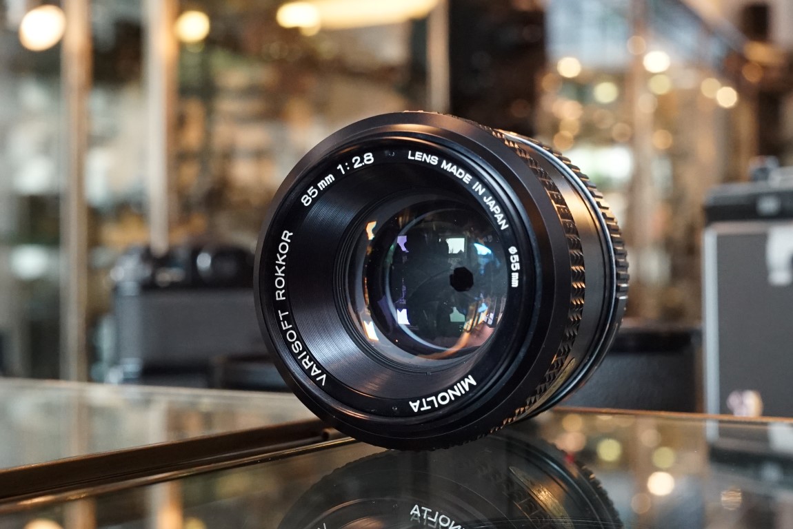 Minolta Varisoft Rokkor 85mm f/2.8 Boxed - Fotohandel Delfshaven