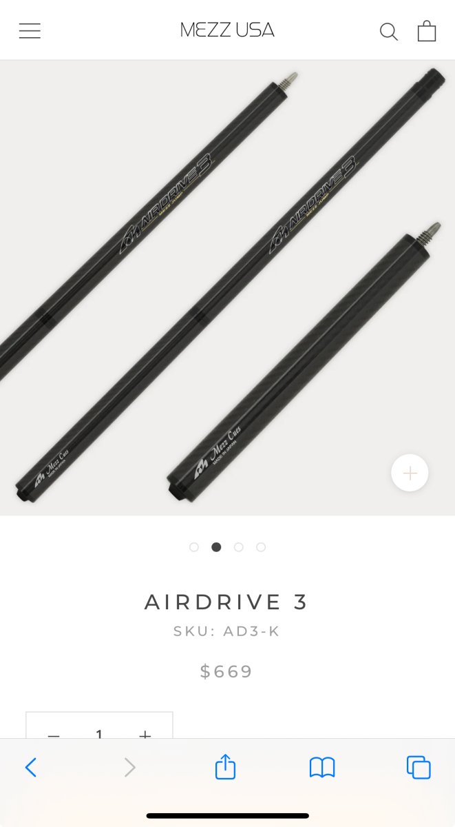 Mezz Air Drive 3 released today! | AzBilliards Forums