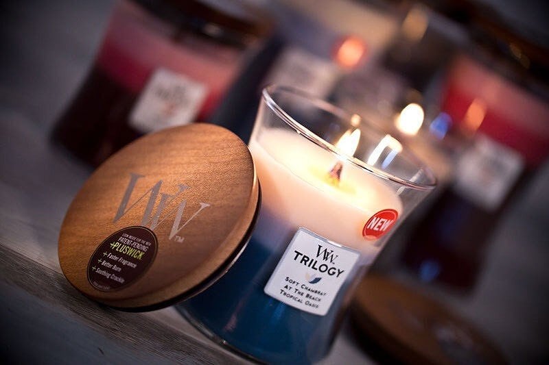 Trilogy WoodWick Warm Woods Candle - FormAdore