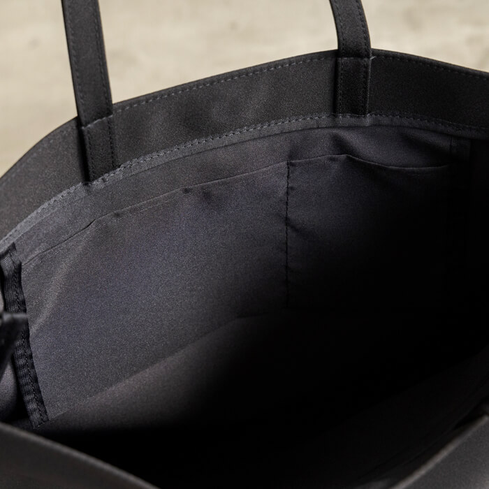 撥水加工】ビッグサイズのお受験トートバッグ ・ブラック｜東京