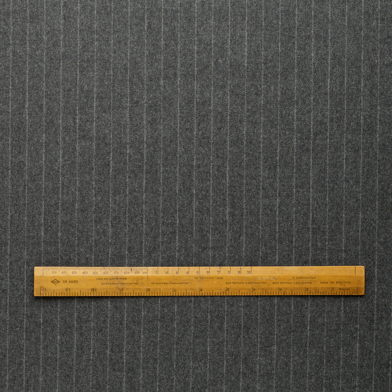 WF2-68 : Worsted Flannel Grey Chalk Stripe – Fox Brothers & Co Ltd