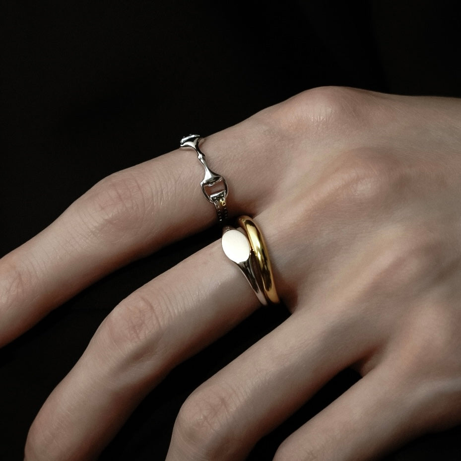 Narrow Circle Ring(Gold)【Silver925】 – FLÜGEL