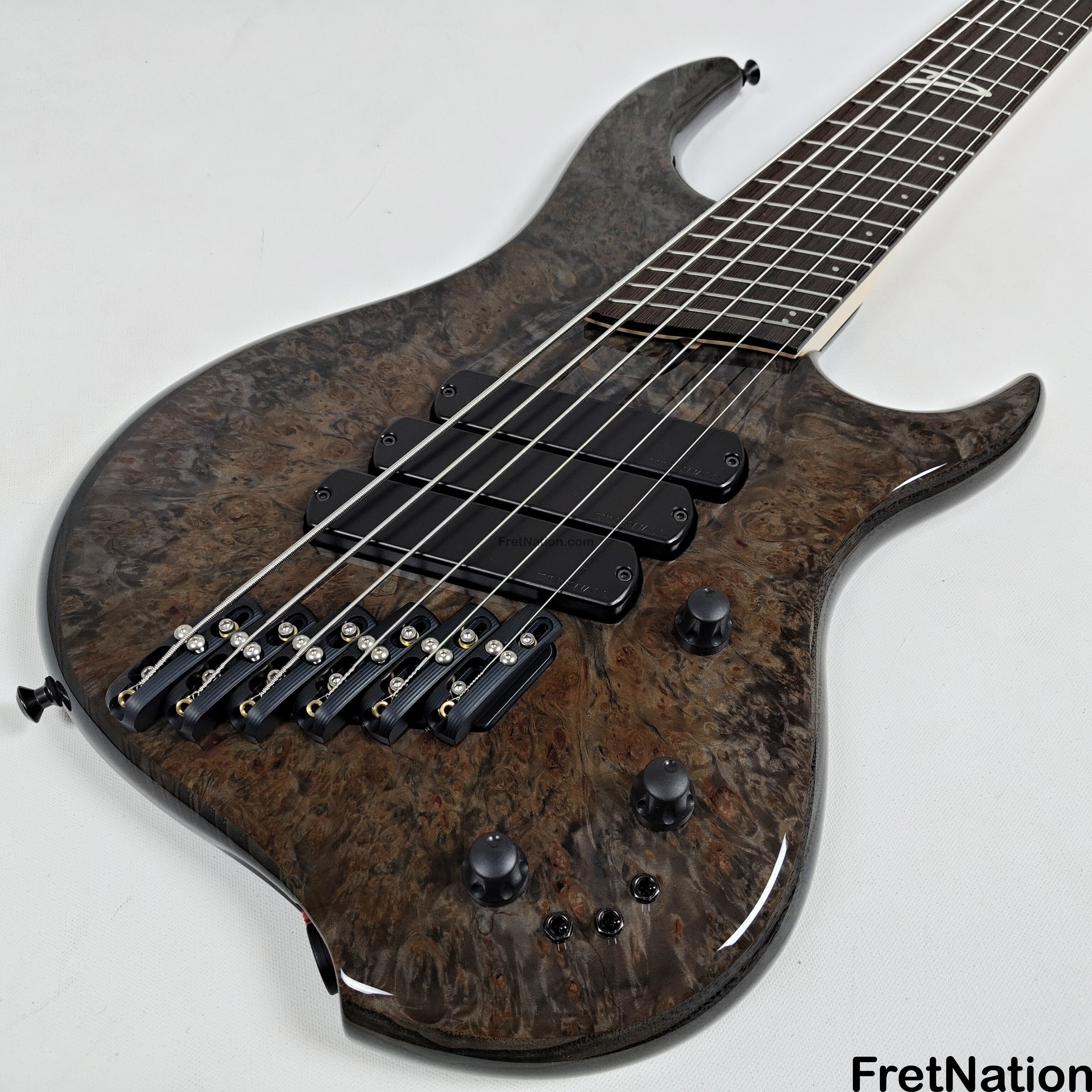 Dingwall Z3 6-String Bass Maple Burl Passive 9.42lbs #6673 Pre