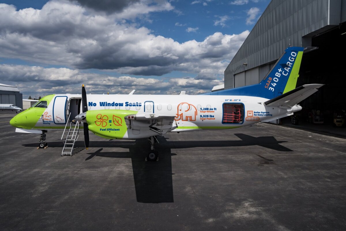 元JACのサーブ340B+、世界初の貨物機に改修完了 | FlyTeam ニュース