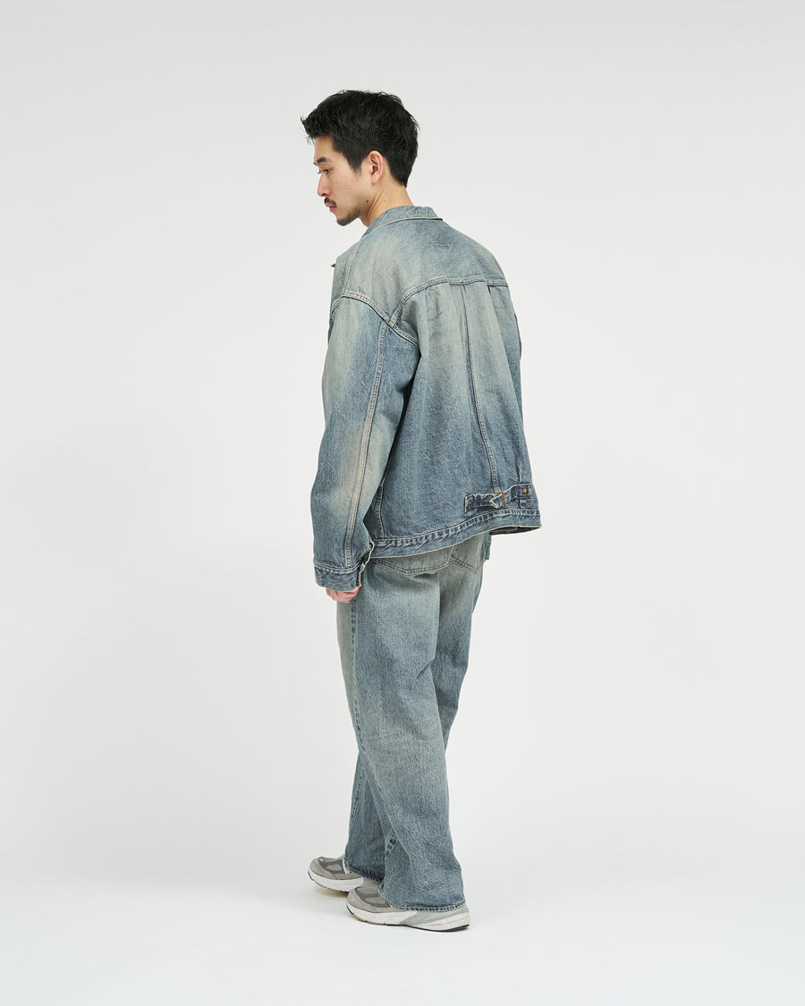 SHABBY HEAVY KIBATA SHUTTLE HYPER BIG WWⅡ ”1ST” DENIM JACKET