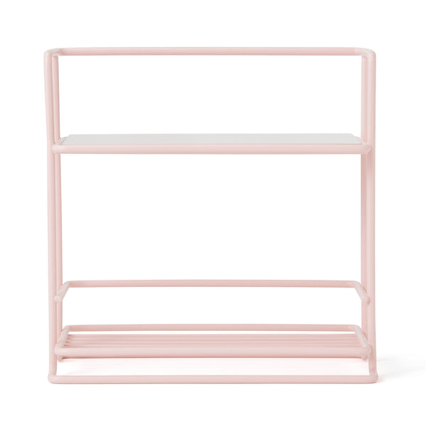 ワイヤーキッチンラック ガラス天板付 S ピンク | Francfranc（フラン