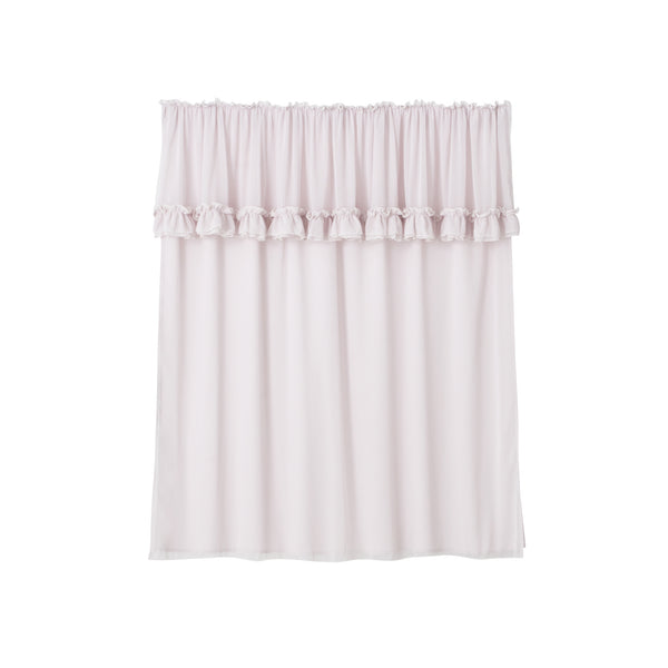 フリルバランス ダブルカーテン H1350×W1000 ライトピンク