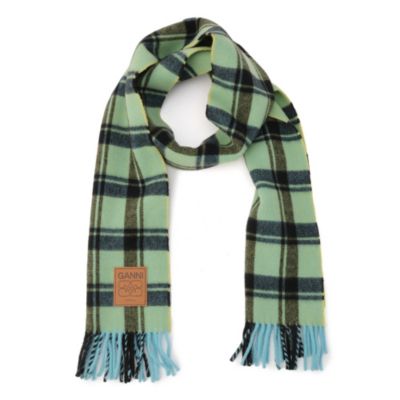 GANNI(ガニー)のDouble Face Wool Check Scarf通販 | mirabella