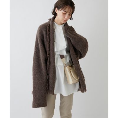 Whim Gazette(ウィム ガゼット)のウールジャガードニットガウン通販