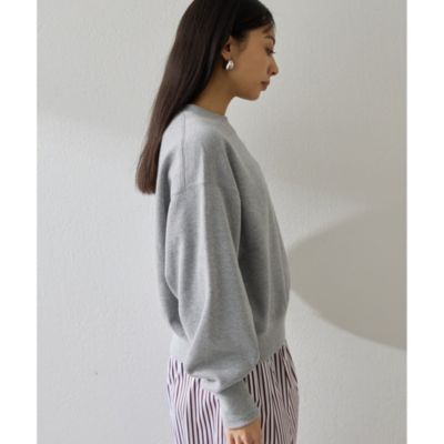 Whim Gazette(ウィム ガゼット)のワンポイントロゴ裏毛プルオーバー