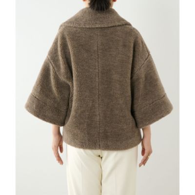 Whim Gazette(ウィム ガゼット)のウールボアショートコート通販