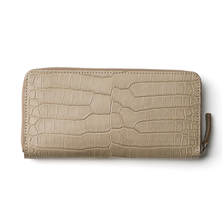 山本製鞄】ポロサスクロコダイル ラウンドファスナー長財布 | 藤巻百貨店
