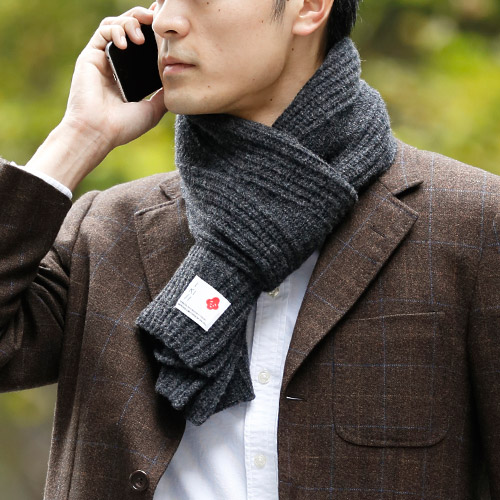 IKIJI】ウールマフラー「日本庭園」 | 藤巻百貨店