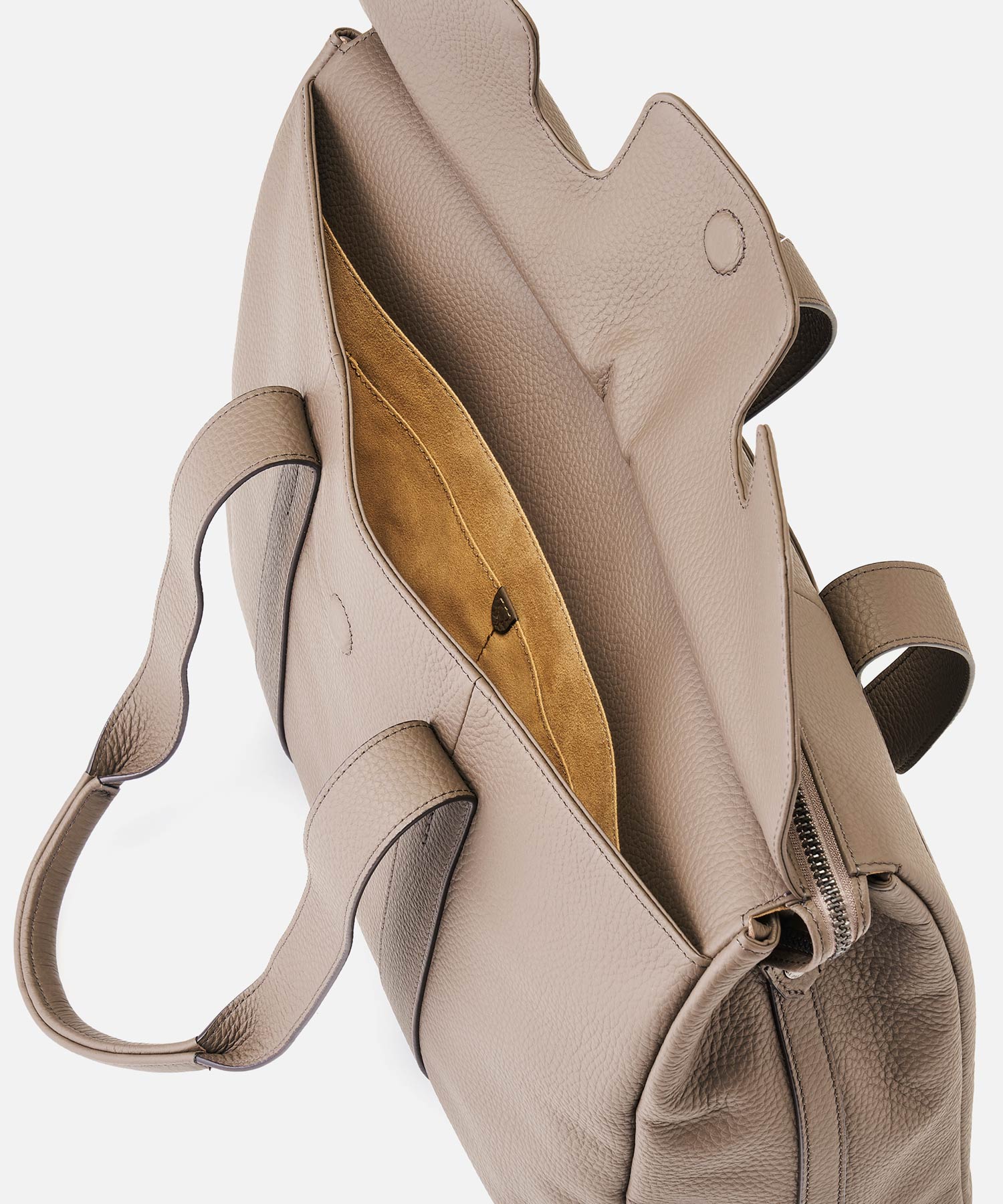 THE RAKE かぶせ レザートートバッグ B4 ポーチ付属 / FUJITAKA