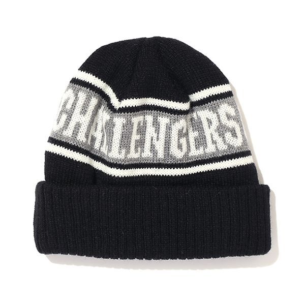 CHALLENGER [チャレンジャー] JACQUARD KNIT CAP（BLACK) ジャカード