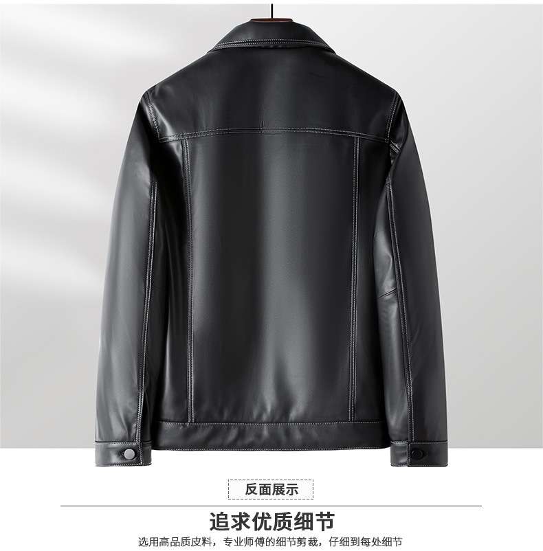 レザージャケット専門店 上質羊革 クラシック デニム風ジャケット