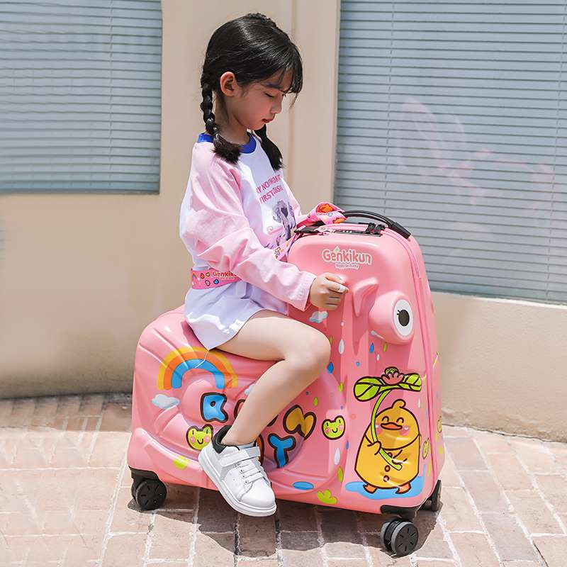 旅行バッグ お子様用キャラクター乗れるキャリーケース キャリーケース