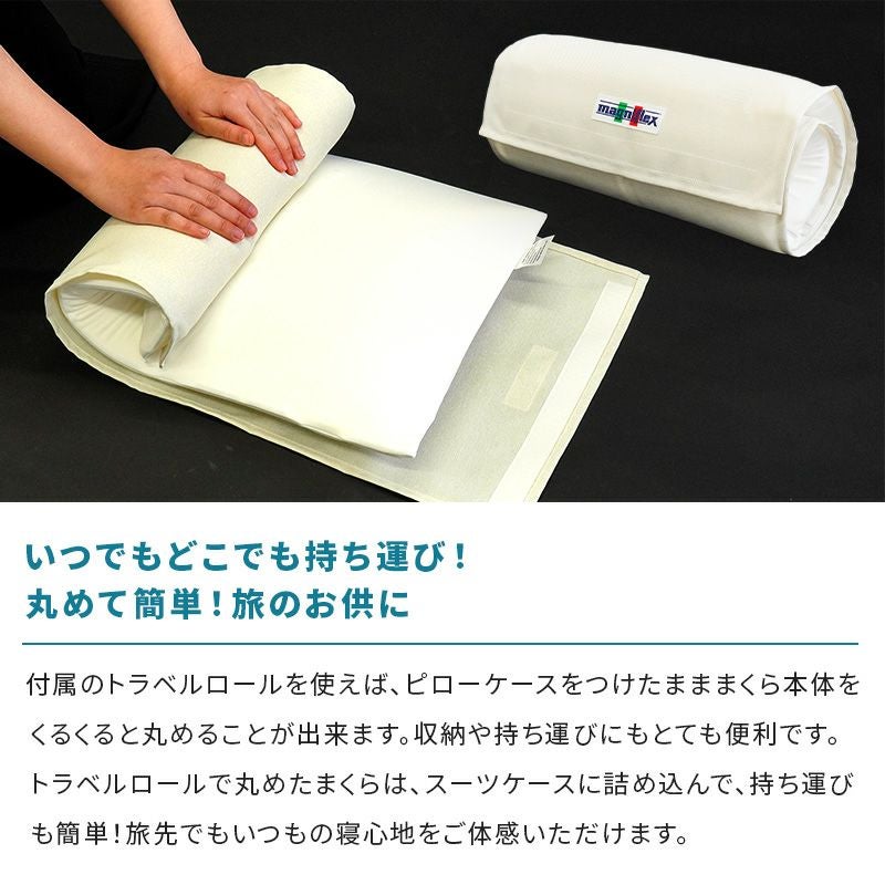 マニフレックス 女優まくら フラットピッコロ 60×34cm 高さ8cm 正規