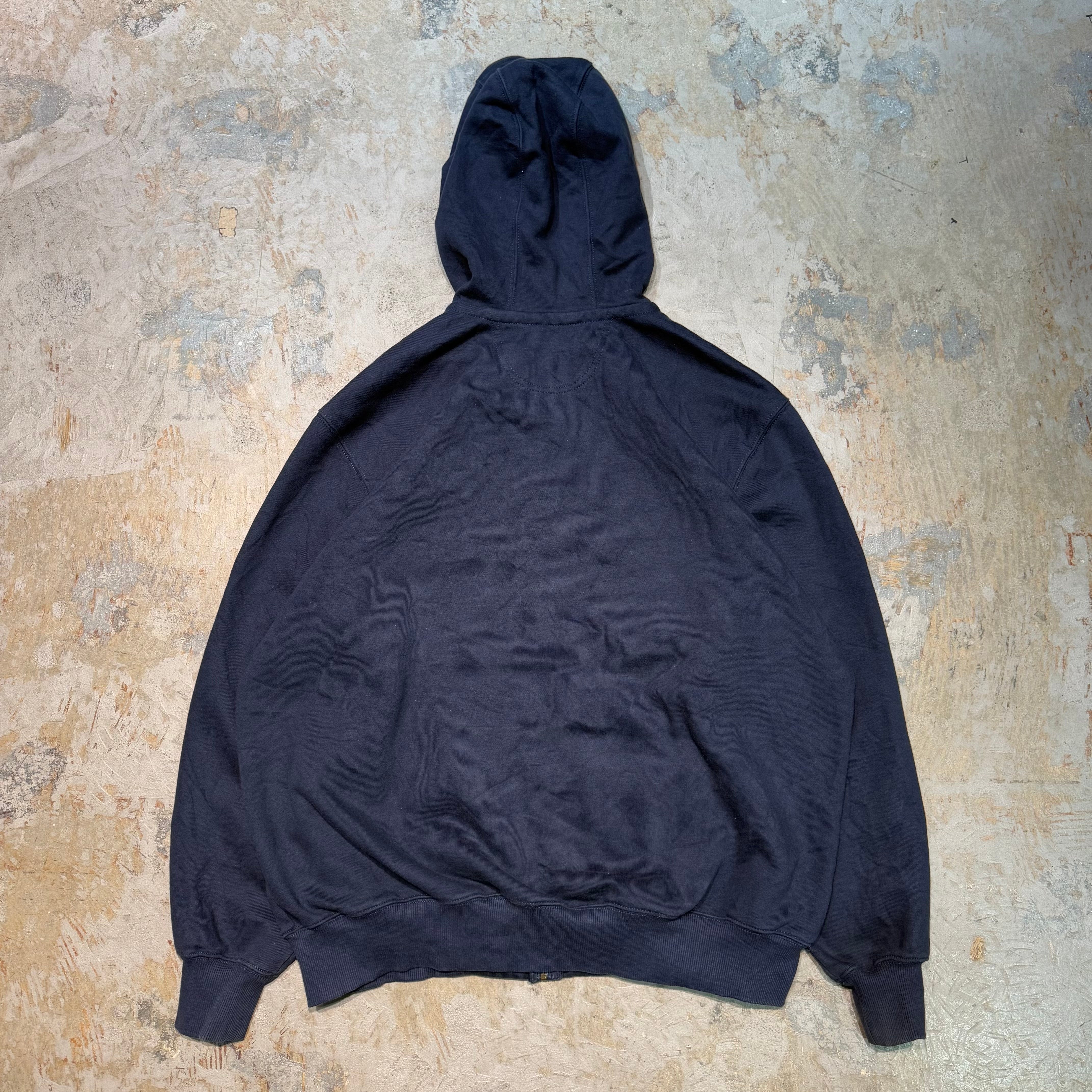 古着 Carhartt/ カーハート/ ジップアップパーカー/ 企業ロゴ/ サイズ