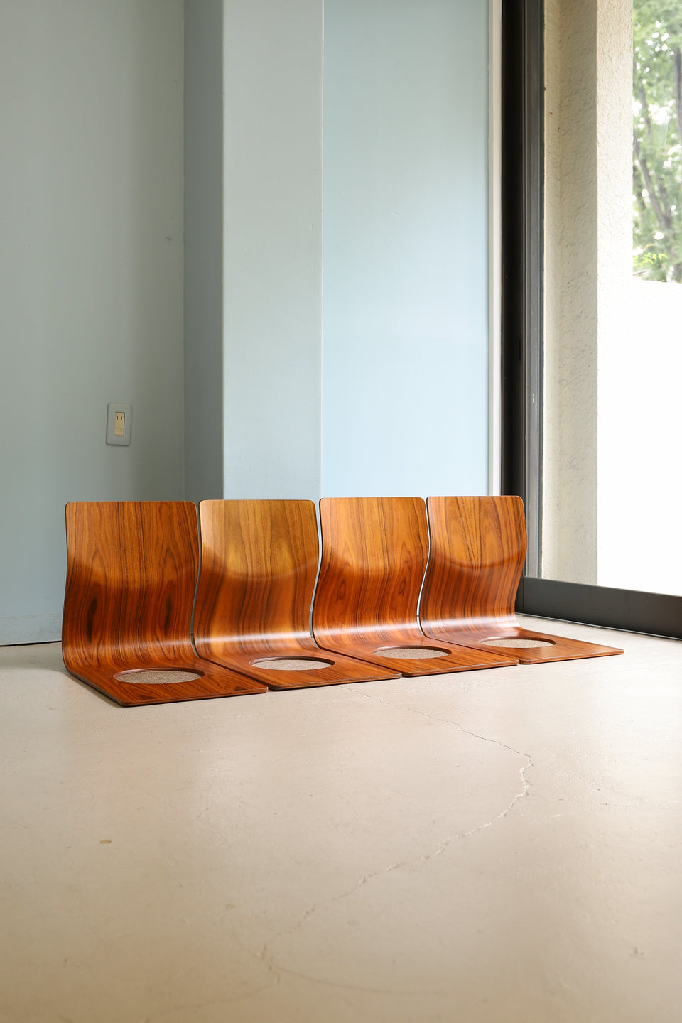 天童木工 座イス ローズウッド プライウッド ジャパニーズモダン/Tendo