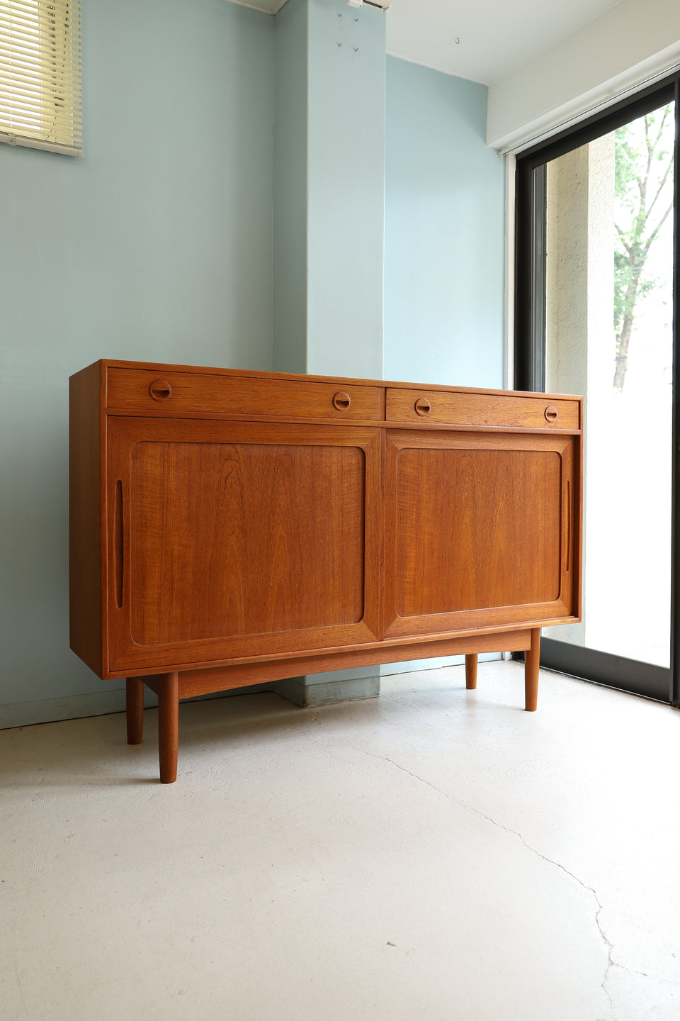 デンマークヴィンテージ ハイサイドボード 北欧家具/Danish Vintage