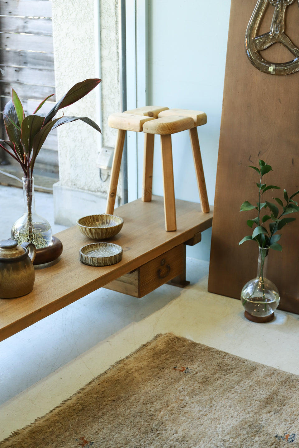 ジャパンヴィンテージ ローボード 裁ち台 テレビ台 引き出し 古道具