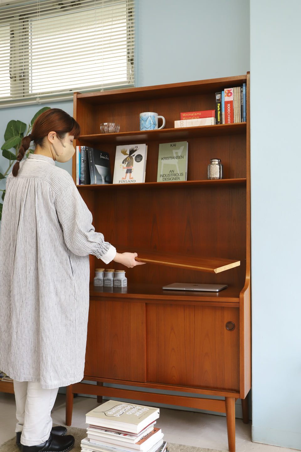 デンマークヴィンテージ ブックケース 本棚 ヨハネス・ソース 収納