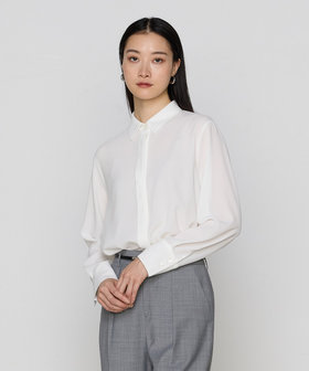 TALLサイズ 〕 トリアセジョーゼット シャツ（34-73HK02-205）｜コムサ