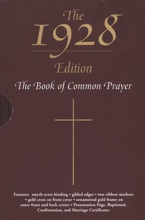 The 1928 Book of Common Prayer, Bonded Leather, Burgundy, with
