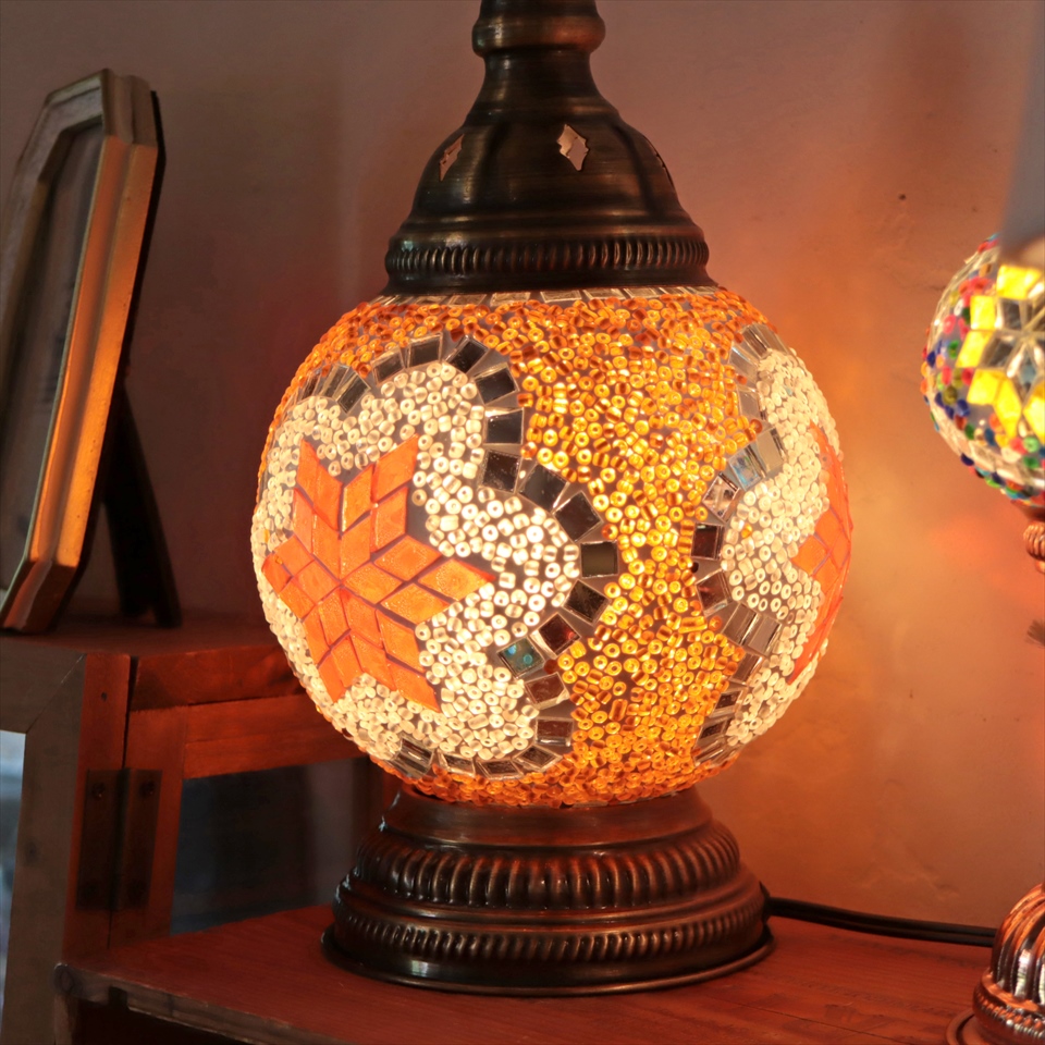オリエンタルムードのトルコランプ モザイクランプ テーブルランプ