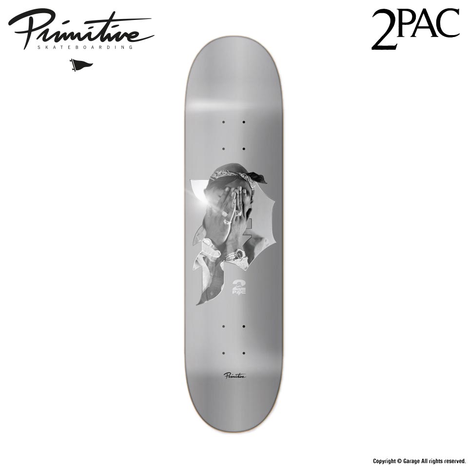 PRIMITIVE SKATEBOARDING x 2Pac BRILLIANCE DECK 8.125 x 31.75
