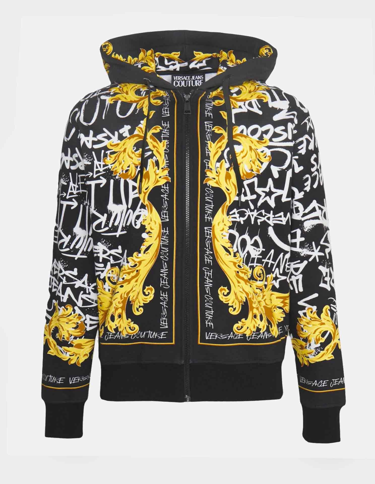 Versace Graffiti Baroque Sweat Jacket | George Harrison – George