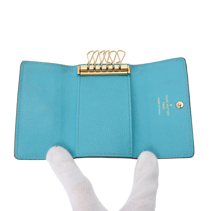 ルイヴィトンミュルティクレ 6 43006 ターコイズ レディース レザー